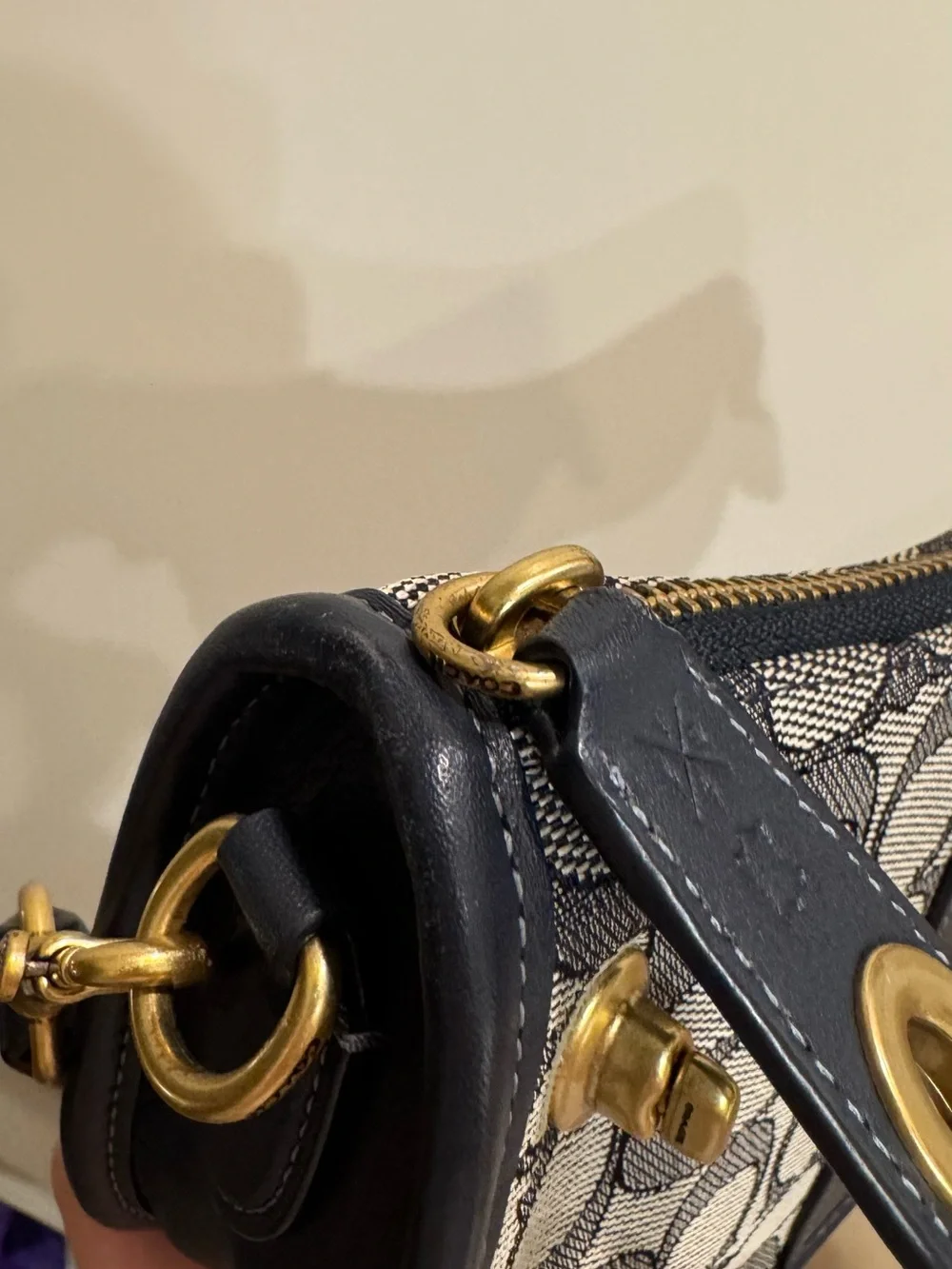 Coach Swinger 23 Navy Blue Limited Edition RARE!!!